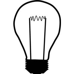 Раскраска: Лампочка (объекты) #119377 - Бесплатные раскраски для печати