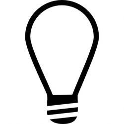 Раскраска: Лампочка (объекты) #119425 - Бесплатные раскраски для печати