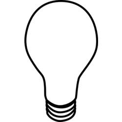 Раскраска: Лампочка (объекты) #119450 - Бесплатные раскраски для печати