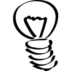 Раскраска: Лампочка (объекты) #119541 - Бесплатные раскраски для печати