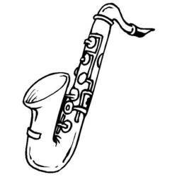 Раскраска: Музыкальные инструменты (объекты) #167122 - Бесплатные раскраски для печати