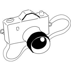 Раскраска: камера (объекты) #119725 - Бесплатные раскраски для печати