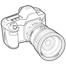 Раскраска: камера (объекты) #119738 - Бесплатные раскраски для печати
