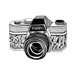 Раскраска: камера (объекты) #119783 - Бесплатные раскраски для печати