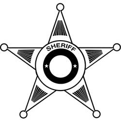 Раскраска: Звезда Шерифа (объекты) #118666 - Бесплатные раскраски для печати