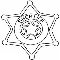 Раскраска: Звезда Шерифа (объекты) #118689 - Бесплатные раскраски для печати