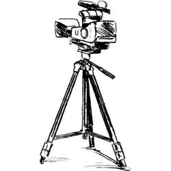 Раскраска: Видеокамера (объекты) #120175 - Бесплатные раскраски для печати