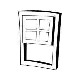 Раскраска: окно (объекты) #168842 - Бесплатные раскраски для печати