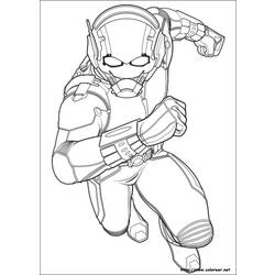 Раскраска: Ant-Man (Супер герой) #77670 - Бесплатные раскраски для печати