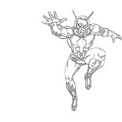Раскраска: Ant-Man (Супер герой) #77681 - Бесплатные раскраски для печати