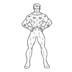 Раскраска: Аквамэн (Супер герой) #84979 - Бесплатные раскраски для печати