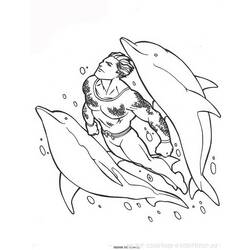 Раскраска: Аквамэн (Супер герой) #85020 - Бесплатные раскраски для печати