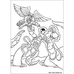 Раскраска: Аквамэн (Супер герой) #85056 - Бесплатные раскраски для печати