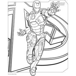 Раскраска: Мстители (Супер герой) #74021 - Бесплатные раскраски для печати