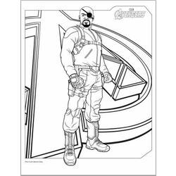 Раскраска: Мстители (Супер герой) #74037 - Бесплатные раскраски для печати