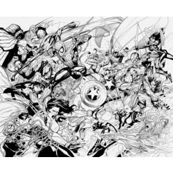 Раскраска: Мстители (Супер герой) #74051 - Бесплатные раскраски для печати