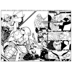 Раскраска: Мстители (Супер герой) #74192 - Бесплатные раскраски для печати