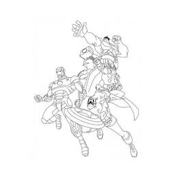 Раскраска: Мстители (Супер герой) #74231 - Бесплатные раскраски для печати