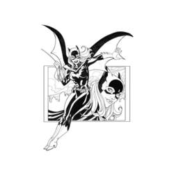 Раскраска: Batgirl (Супер герой) #77743 - Бесплатные раскраски для печати