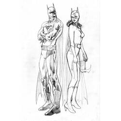 Раскраска: Batgirl (Супер герой) #77764 - Бесплатные раскраски для печати