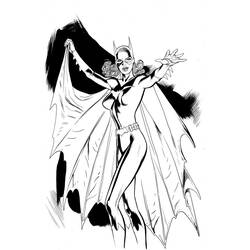 Раскраска: Batgirl (Супер герой) #77832 - Бесплатные раскраски для печати