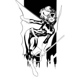 Раскраска: Batgirl (Супер герой) #77871 - Бесплатные раскраски для печати