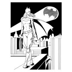 Раскраска: Batgirl (Супер герой) #77911 - Бесплатные раскраски для печати
