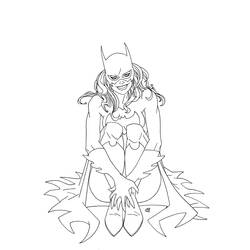 Раскраска: Batgirl (Супер герой) #77960 - Бесплатные раскраски для печати