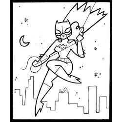 Раскраска: Batgirl (Супер герой) #78012 - Бесплатные раскраски для печати