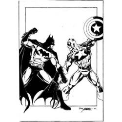 Раскраска: Капитан америка (Супер герой) #76598 - Бесплатные раскраски для печати