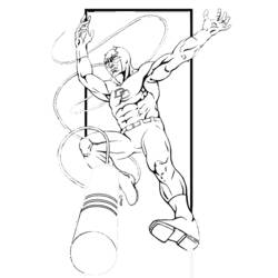 Раскраска: смельчак (Супер герой) #78206 - Бесплатные раскраски для печати