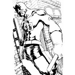 Раскраска: смельчак (Супер герой) #78212 - Бесплатные раскраски для печати