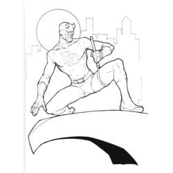 Раскраска: смельчак (Супер герой) #78213 - Бесплатные раскраски для печати