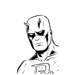 Раскраска: смельчак (Супер герой) #78218 - Бесплатные раскраски для печати