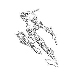 Раскраска: смельчак (Супер герой) #78219 - Бесплатные раскраски для печати