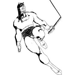 Раскраска: смельчак (Супер герой) #78220 - Бесплатные раскраски для печати