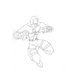 Раскраска: смельчак (Супер герой) #78228 - Бесплатные раскраски для печати