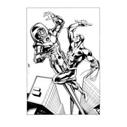 Раскраска: смельчак (Супер герой) #78239 - Бесплатные раскраски для печати