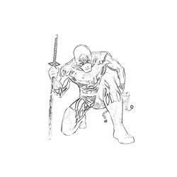 Раскраска: смельчак (Супер герой) #78317 - Бесплатные раскраски для печати