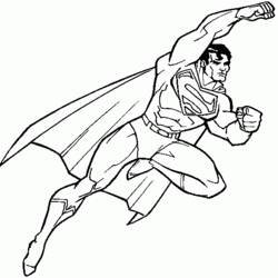 Раскраска: Super Heroes DC Comics (Супер герой) #80114 - Бесплатные раскраски для печати