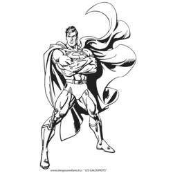 Раскраска: Super Heroes DC Comics (Супер герой) #80115 - Бесплатные раскраски для печати