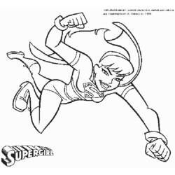 Раскраска: Super Heroes DC Comics (Супер герой) #80128 - Бесплатные раскраски для печати
