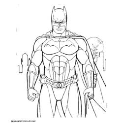 Раскраска: Super Heroes DC Comics (Супер герой) #80134 - Бесплатные раскраски для печати