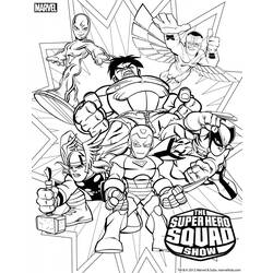 Раскраска: Super Heroes DC Comics (Супер герой) #80191 - Бесплатные раскраски для печати