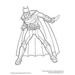 Раскраска: Super Heroes DC Comics (Супер герой) #80382 - Бесплатные раскраски для печати