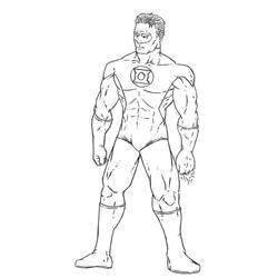Раскраска: Super Heroes DC Comics (Супер герой) #80419 - Бесплатные раскраски для печати