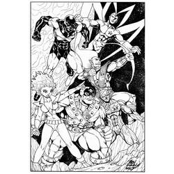 Раскраска: Хранители Галактики (Супер герой) #82439 - Бесплатные раскраски для печати