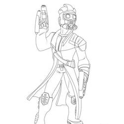 Раскраска: Хранители Галактики (Супер герой) #82441 - Бесплатные раскраски для печати