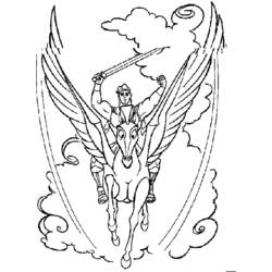 Раскраска: Геркулес (Супер герой) #84153 - Бесплатные раскраски для печати