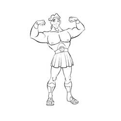 Раскраска: Геркулес (Супер герой) #84155 - Бесплатные раскраски для печати